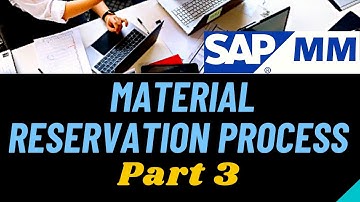 SAP MM | Reservations in SAP MM | Mastering SAP MM Reservations | Part 3