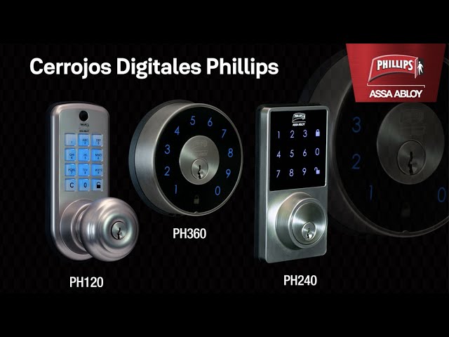 Confesión evidencia monitor Cerrojos Digitales Phillips - Assa Abloy - YouTube