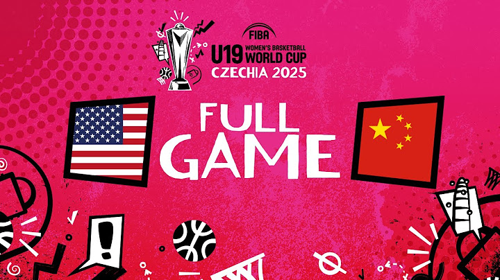 LIVE - USA v China | FIBA U19 Women's Basketball World Cup 2025 | Round of 16