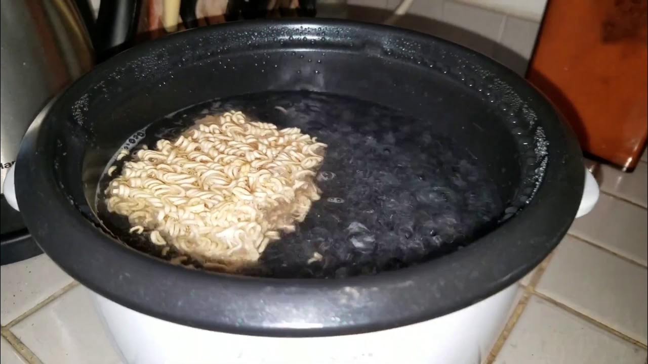 use a Rice Cooker to cook Instant Noodles YouTube