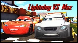 Disney Pixar Cars Fast As Lightning - Lightning Mcqueen Vs Max