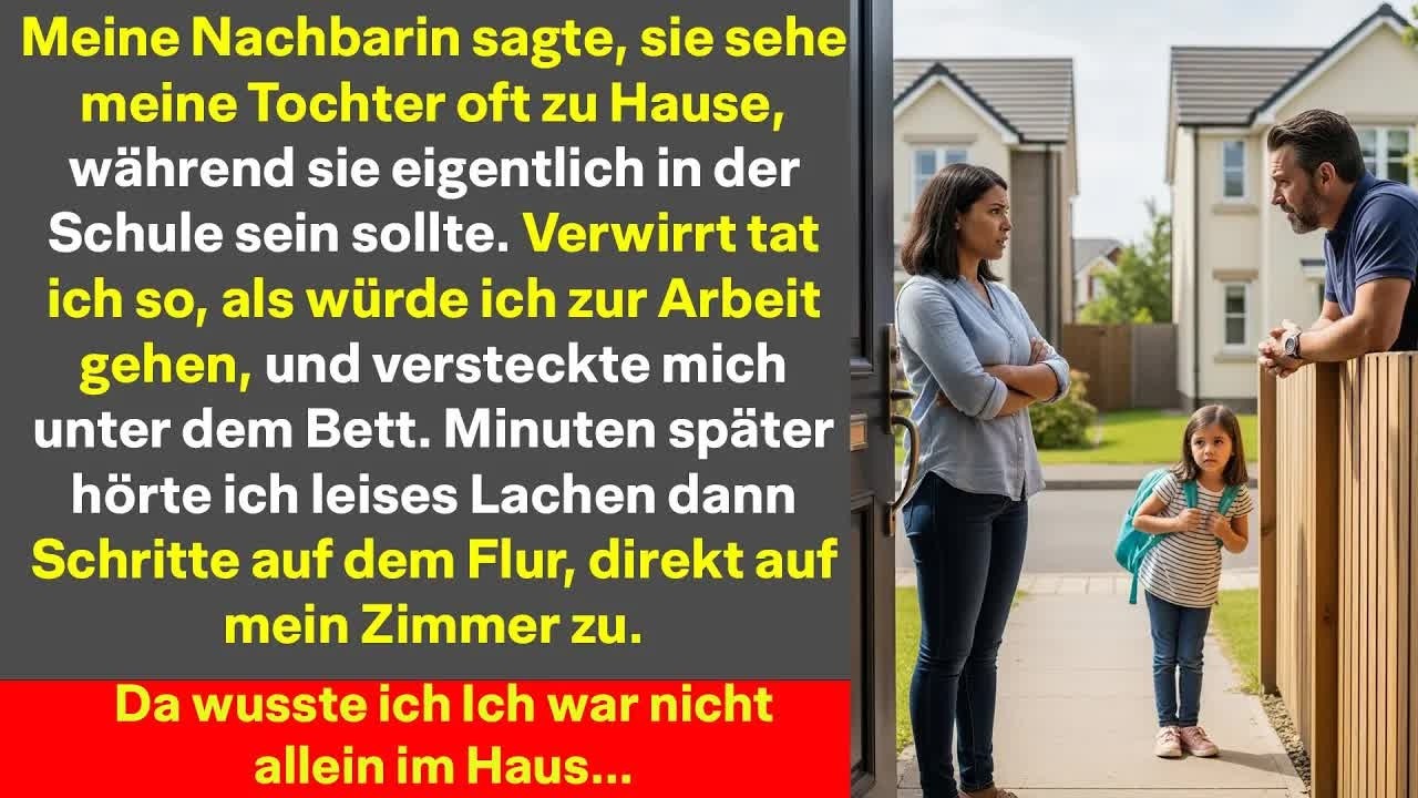 Ich tat nur so, als würde ich gehen was dann im Haus passierte, ließ mich erstarren…