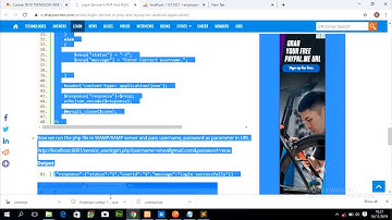 Tutorial menguji service_userlogin.php dengan metode GET