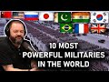 10 Most Powerful Militaries In The World 2023 REACTION | OFFICE BLOKES REACT!!