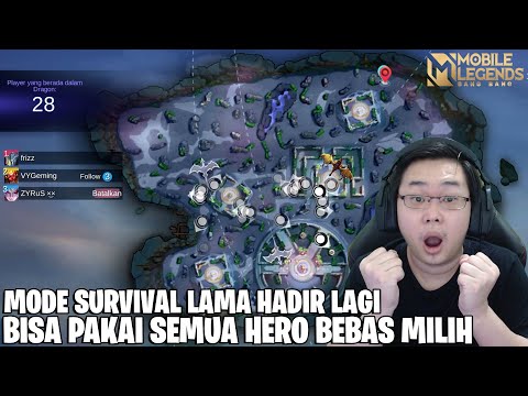 KABAR BAIK! AKHIRNYA MODE SURVIVAL LAMA HADIR LAGI - BISA PAKAI SEMUA HERO BEBAS MILIH