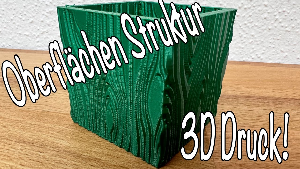 3D Oberflächenstruktur erstellen und drucken ! Fusion 360 3D Druck ...