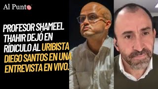 ¡Burla nacional! Profesor Shameel Thahir dejó en RIDÍCULO a Diego Santos en entrevista en vivo