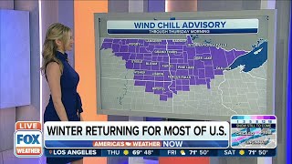 Below Zero Wind Chill Temperatures Expected In Northern Plains