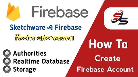 Firebase Account Create.How To Create Firebase Account.Details Add Sketchware Pro || #sketchware