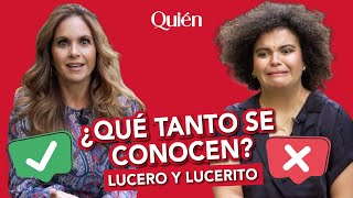 ¿QUÉ TANTO se CONOCEN LUCERO y LUCERO MIJARES?