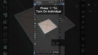 How To Use Inset Faces _ Blender Tutorial #blender #blendertutorial #shorts