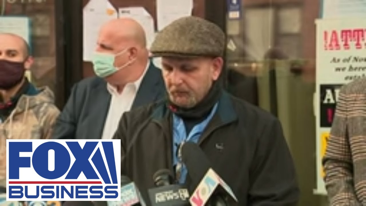 Staten Island pub owner holds press conference in front of his bar
