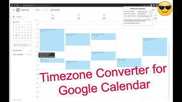 Timezone Converter Chrome Extension