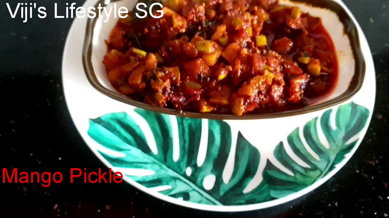 Mango Pickle Recipe in Tamil / கல்யாண வீட்டு மாங்காய் ஊறுகாய் YouTube