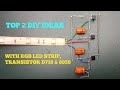 TOP 2 ELECTRONIC PROJECTS WITH RGB LED STRIP, TRANSISTOR D718 & 8050