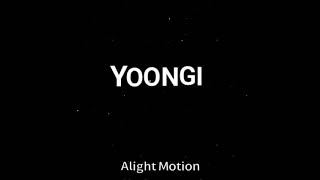 YOONGI/SUGA from BTS edit on alight motion dynamite