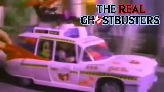 The Real Ghostbusters Ecto-1A & Power Pack Heroes Kenner toy commercial