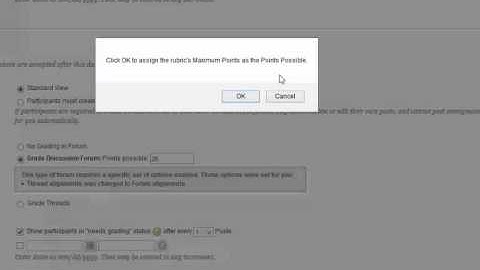 Rubrics in Bb Attaching to an Assessment