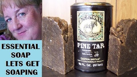 How to Make Pine Tar Soap, from Scratch with Recipe