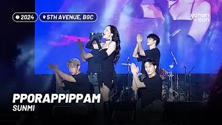 Sunmi 선미 Pporappippam 보라빛 밤 Samsung Galaxy Ai Festival, Bgc 2024