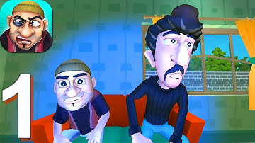 Scary Robber Home Clash - Gameplay Walkthrough Part 1 3 New Levels (Android,iOS)