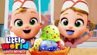 Yuk Buat Es Krim Bersama | Kartun Anak | Little World Bahasa Indonesia