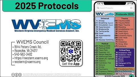 2025 WVEMS Protocol Rollout