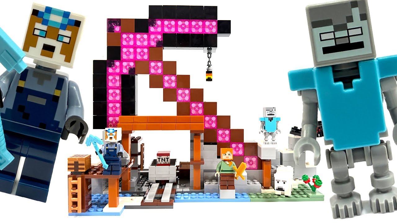 LEGO Minecraft 21277 The Pickaxe Mine - Unboxing & Speed Build!