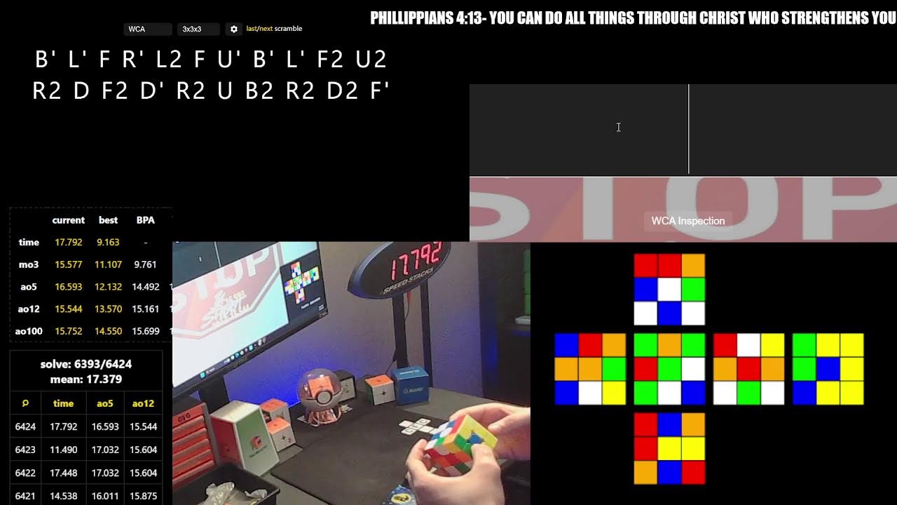 cubing 1 month before next comp