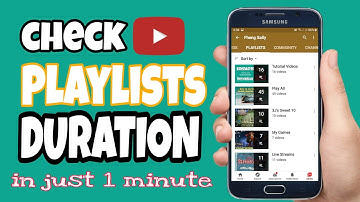 How To Check Youtube Playlists Duration using Mobile Phone 2020 in Just One Minute | Easy Tutorial