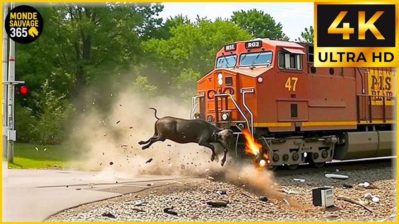 Tragic & Shocking! 45 Animal Train & Car Crashes You Won’t Believe Were Real | Animal Crashes 