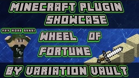 Minecraft Bukkit Plugin - Wheel of fortune - Spin and try your luck!