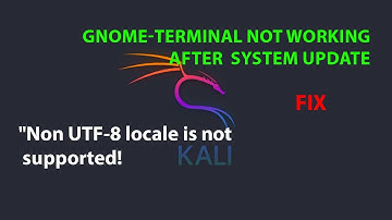 KALI FIX: Non UTF-8 locale is not supported!