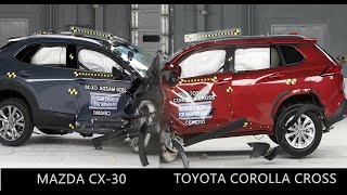 Toyota Corolla Cross vs Mazda CX-30 - Crash Test