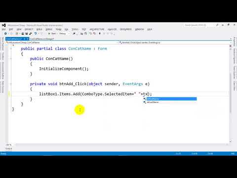 Simple Application Concat Name in C# NET 2012