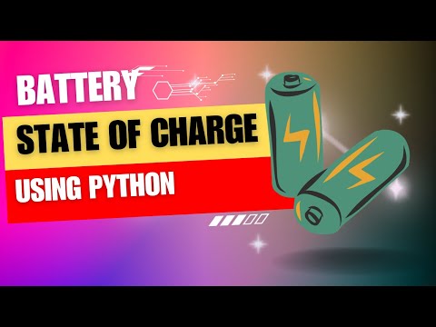 Coulomb Counting Method | Li-ion State of Charge Calculating using Python #batteries #lithium