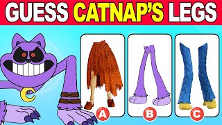 Guess The Monster By EMOJI \& LEGS | Poppy Playtime Chapter 3 \& Smiling Critters| Catnap, Dogday
