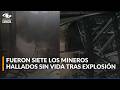 Hallan sin vida a siete mineros atrapados tras explosión en una mina de Sutatausa, Cundinamarca