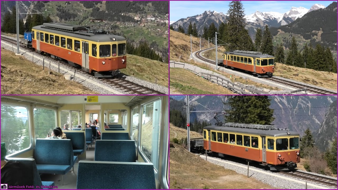 Bergbahn Grütscalp-Winteregg-Mürren: Mürrenbahn (BLM) | 2024.04.06.