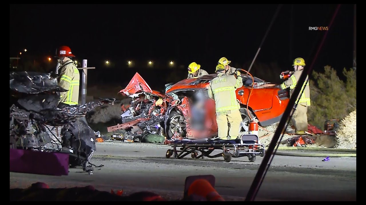 Desert Hot Springs Brutal Head on Crash Leaves Two Dead and One in