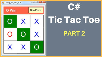 C# - How To Create A TIC-TAC-TOE Game In C# Step By Step [ with source code ] PART: 02