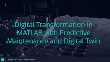 Digital Transformation in MATLAB and Simulink with Predictive Maintenance and Digital Twin