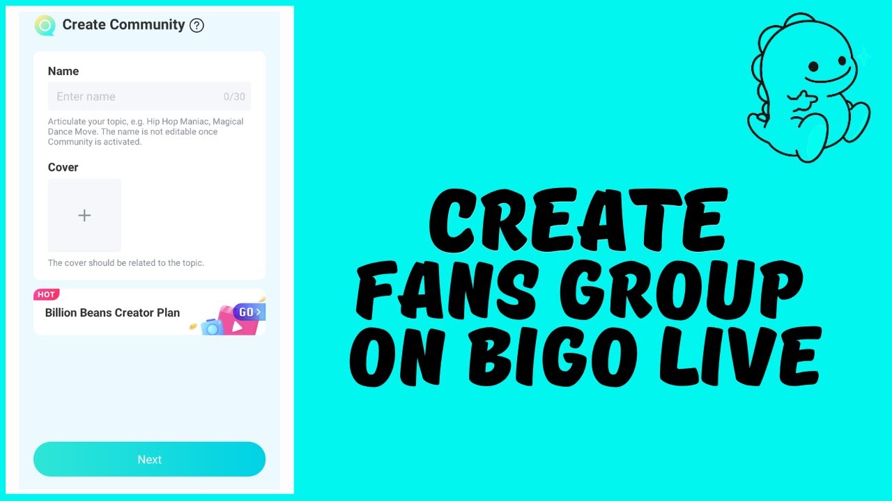 How To Create Fans Group On Bigo Live YouTube