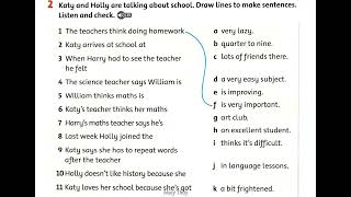 Get ready for Flyers - Unit 4 - At school - Page 31 - Track 15