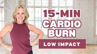 🔥 15 Min Cardio Fat Burn for Women 50+  Low Impact Workout
