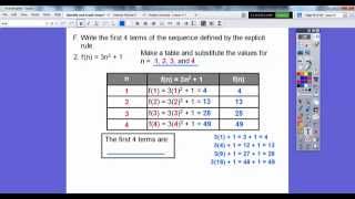 Identify and Graph Sequences - Lesson 4.1 (Part 1)
