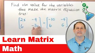 1 - Intro To Matrix Math (Matrix Algebra Tutor) - Learn how to Calculate with Matrices