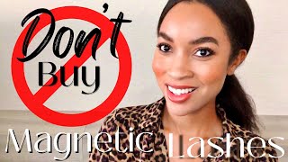 You shouldn't buy MAGNETIC LASHES| Tutorial + Review+  PROS & CONS | #Amazon