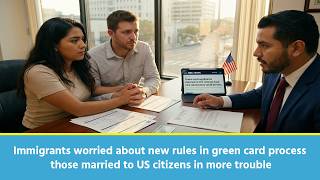 Immigrants face more problems in green card process under new rules, those married to US citizens