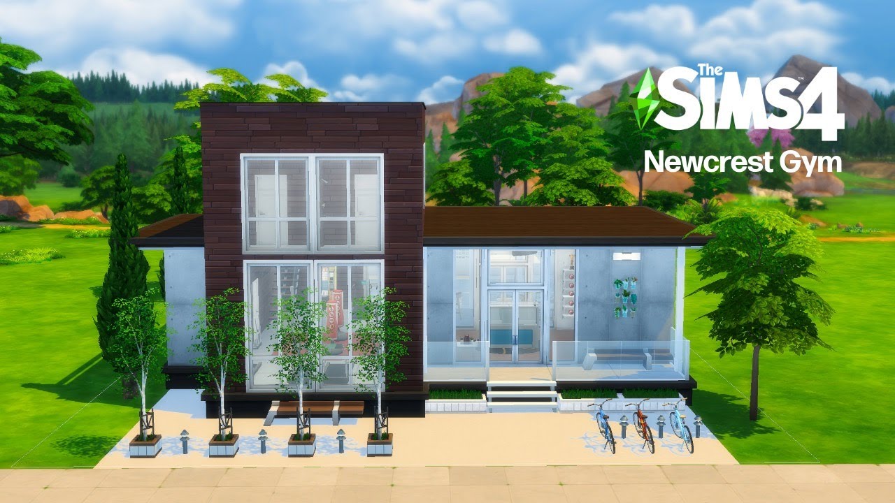 Sims 4 Newcrest Gym Build | Ultimate Workout Haven - YouTube